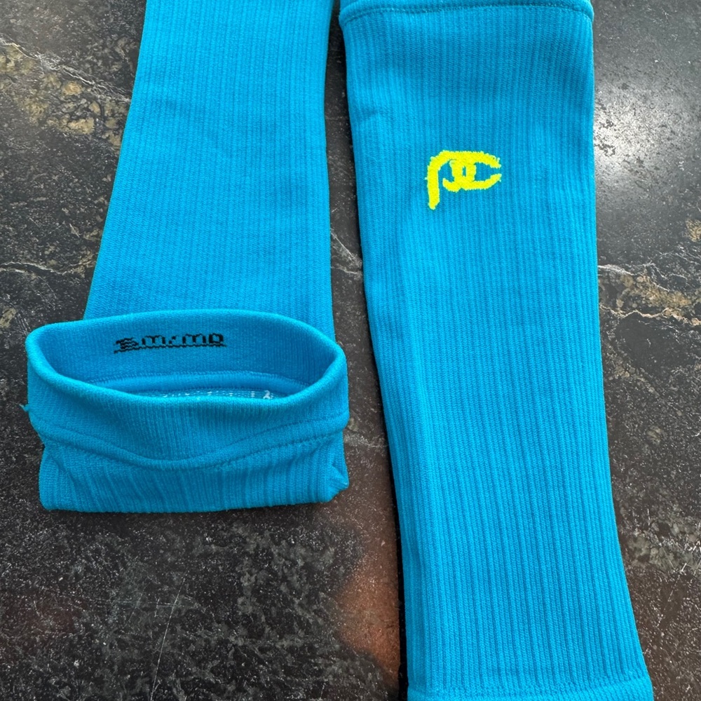 Pro Compression Compression Sleeve Socks Turquois… - image 5